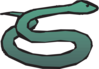 Simple Snake Art Clip Art